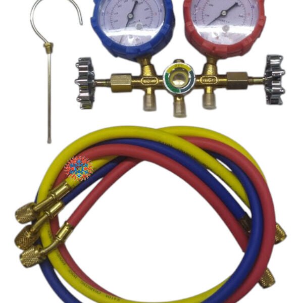 Manifold Para 410 Cuerpo De Bronce Y Mangueras Ghg - Image 1