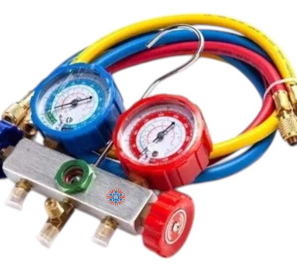 Manifold De Aluminio R410- R22- R134a- R404 Jr Con Visor Ghg - Image 1