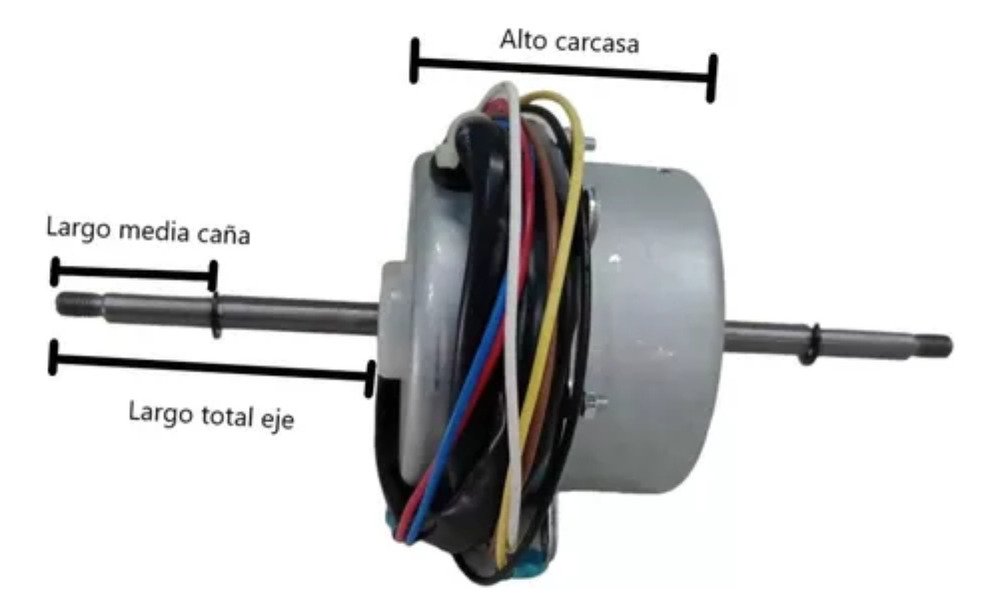 Motor Forzador 40w Eje Doble Aire Acondicionado Ysk40-6f Ghg - Image 2