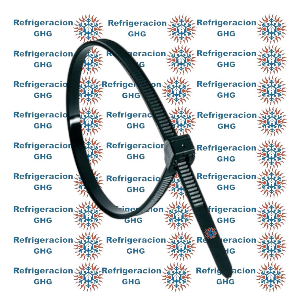 Precinto Nylon 4.8x200mm Negros Crossmaster X 100 Unid. Ghg Negro - Image 2