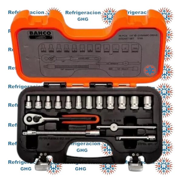 Juego Set De Tubos Bocallaves Crique Bahco X 16 P. S160 Ghg - Image 4