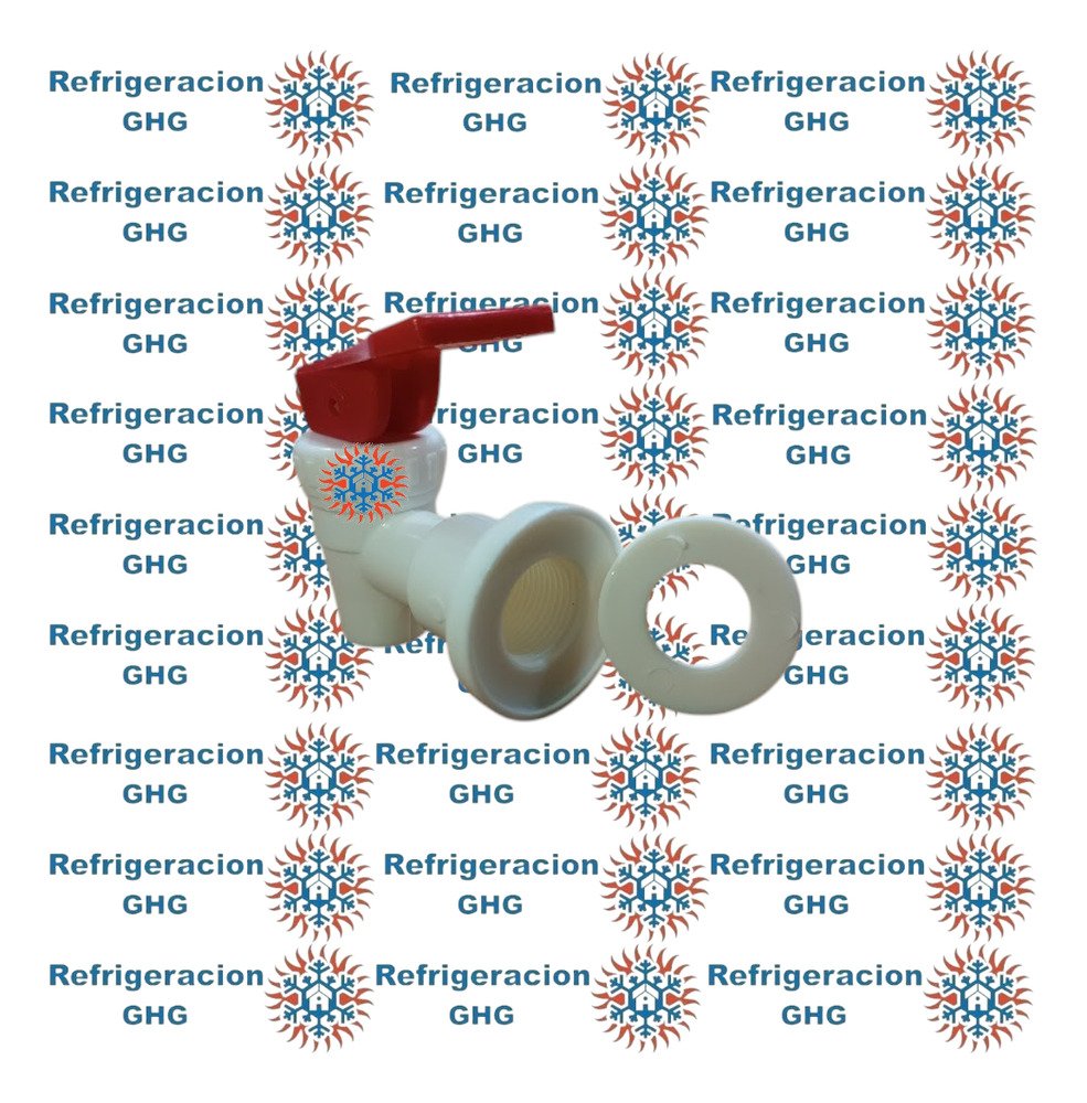Canilla Rosca hembra Roja Dispenser  Ghg