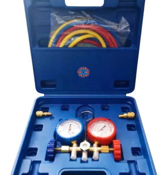 Manifold R22-r410a-r Finley Con Mangueras-maletin Ghg - Image 1