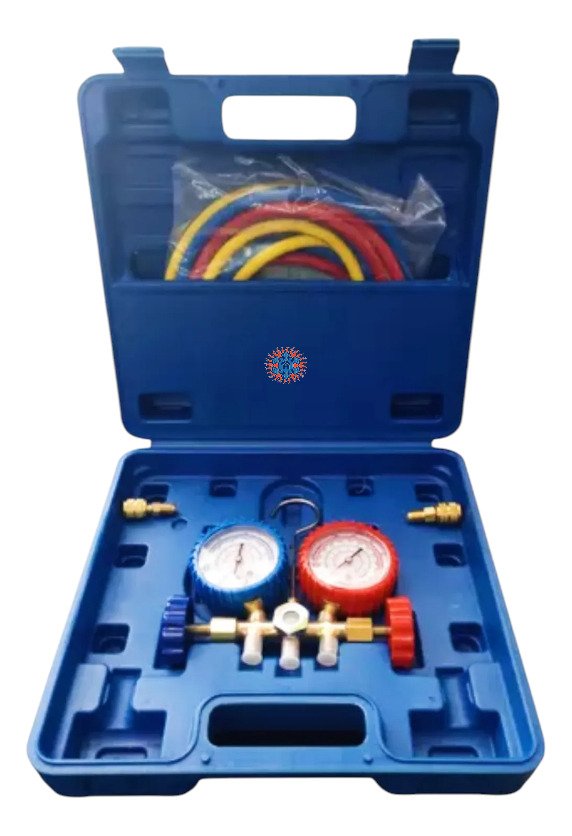Manifold R22-r410a-r Finley Con Mangueras-maletin Ghg - Image 1
