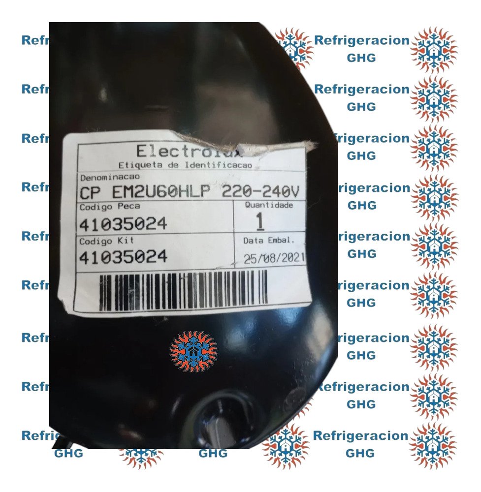 Motocompresor 1/5 Embraco Emys65hsp/em2u60hl Em2u60hl Ghg - Image 2