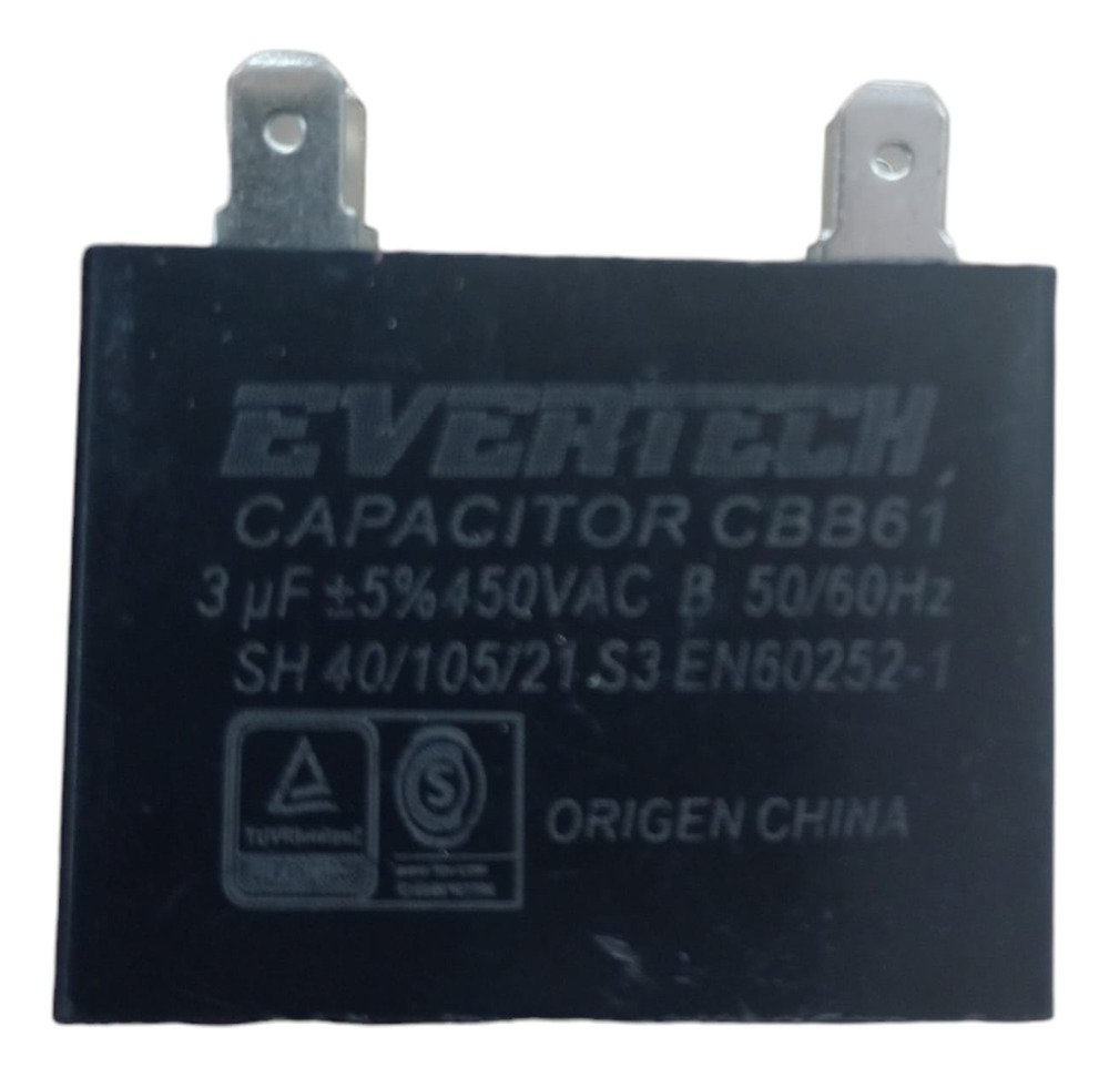 Capacitor 3uf /400v Evertech Ghg