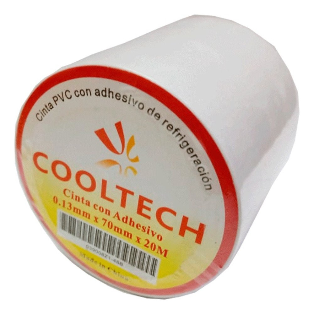 Cinta Con Adhesivo Blanco Pvc Cooltech 70x20m Ghg
