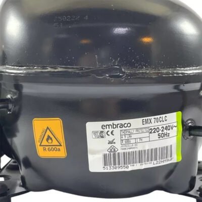 -COMPRESOR EMBRACO 1/4 HP R600 EMX70CLC 220V 50HZ SC