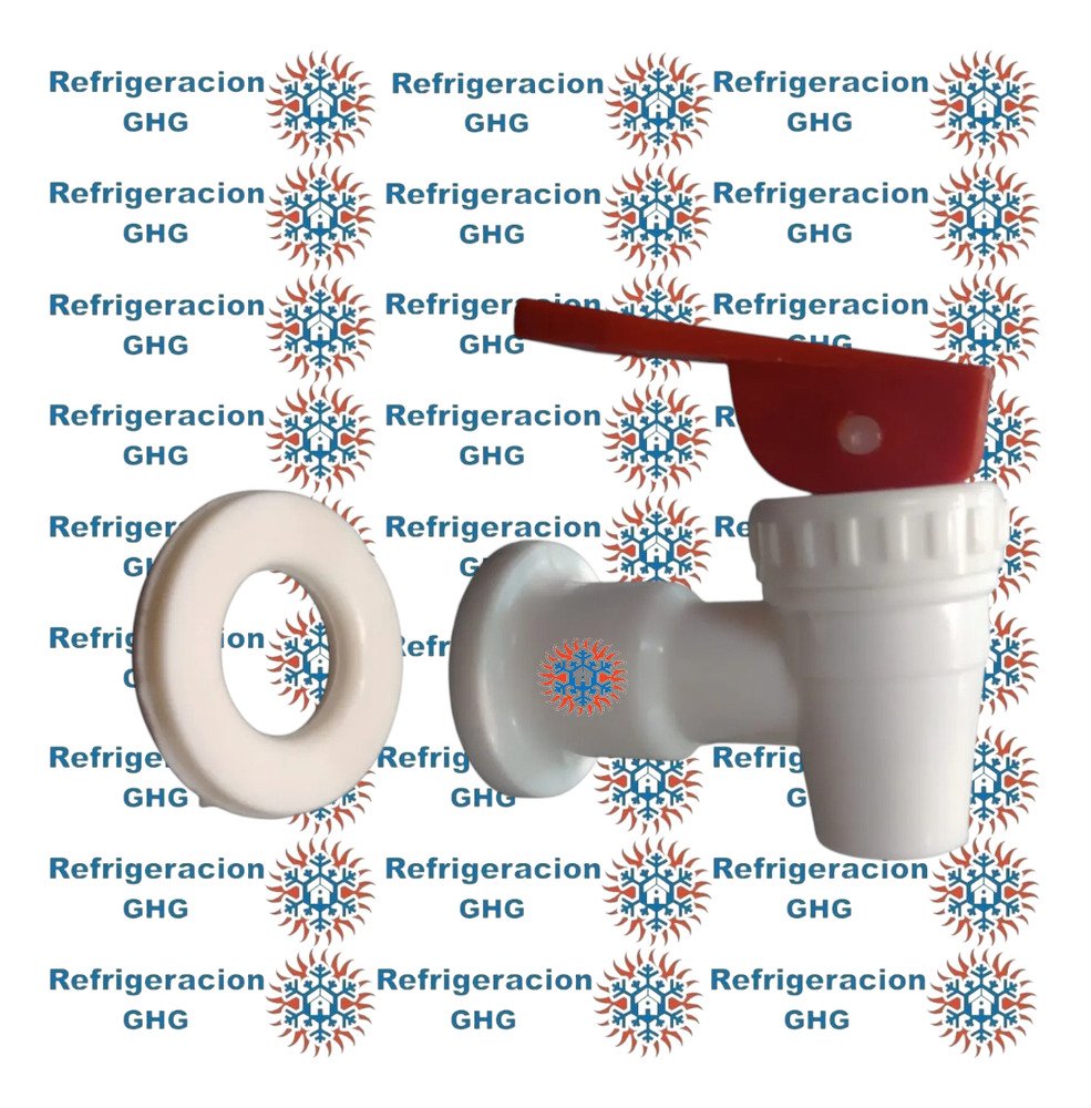 Canilla Rosca hembra Roja Dispenser  Ghg
