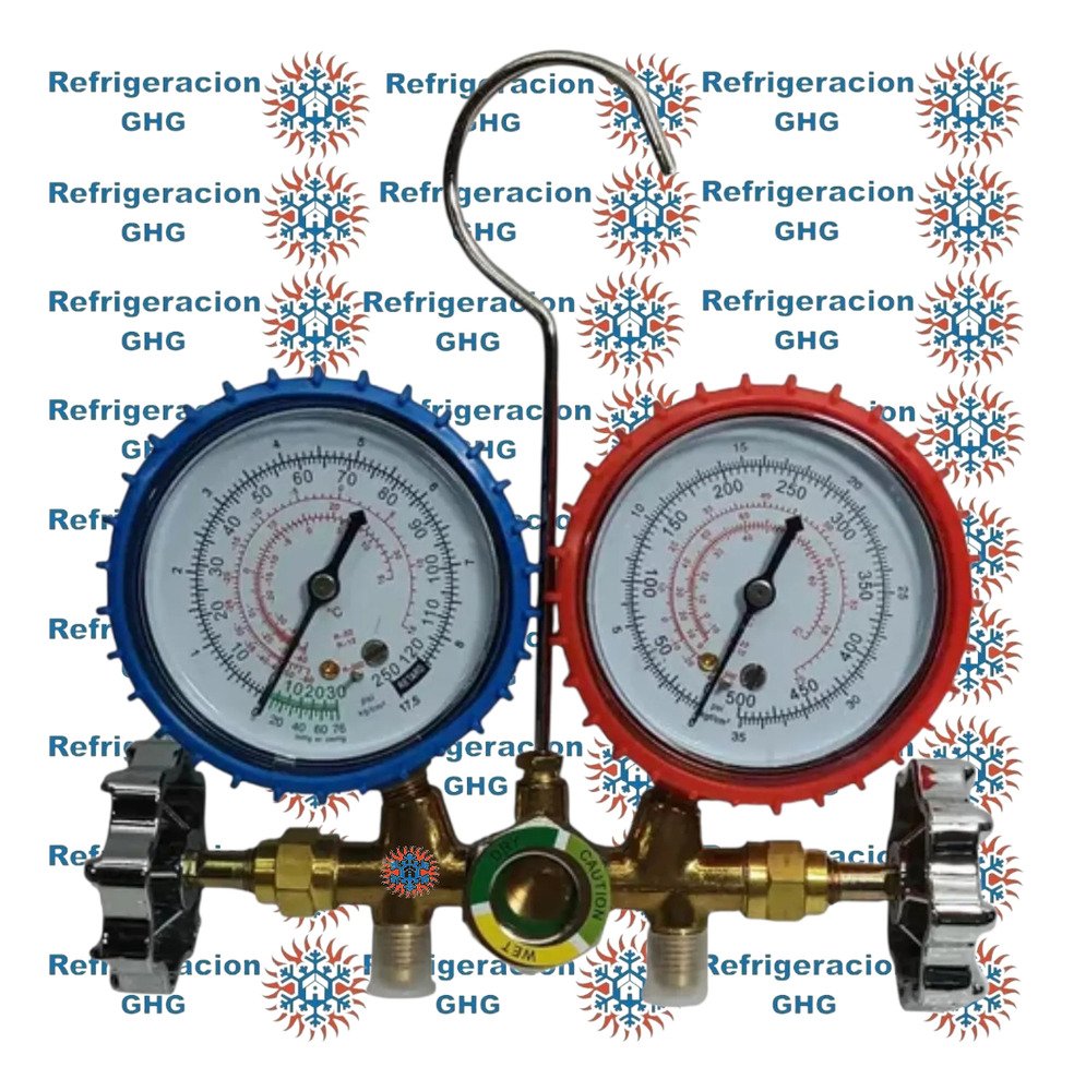 Manifold R22-r410a-r Finley Con Mangueras-maletin Ghg - Image 4