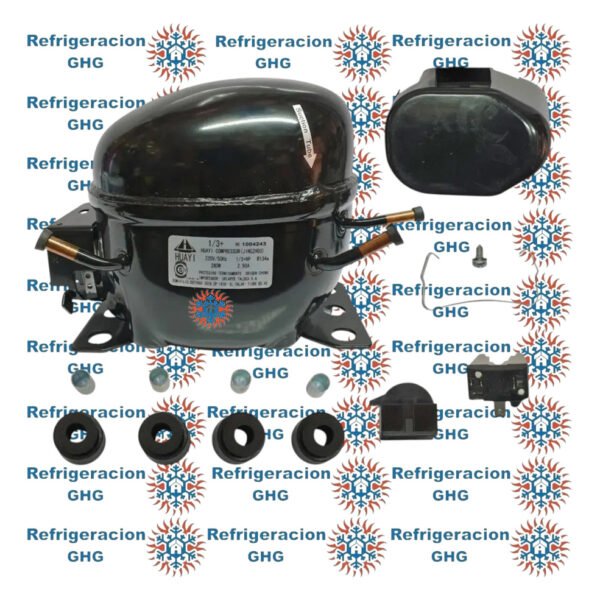 Compresor Huayi 1/3 Hp R134 Ghg - Image 3