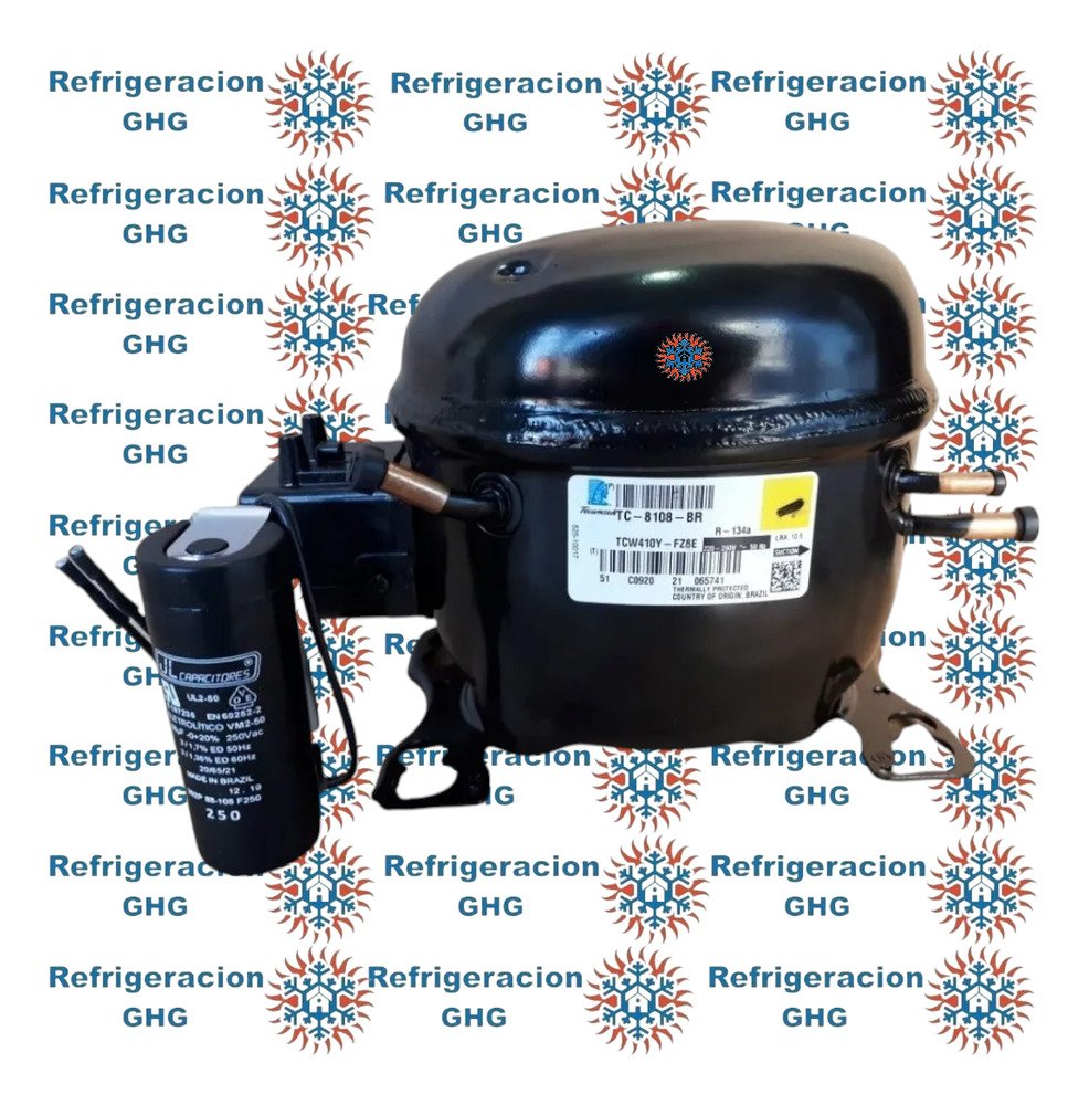 Compresor Tecumseh 1/3hp R-134a Tcw410y-fz8e  Ghg - Image 2