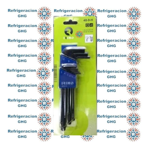 Juego De Llaves Allen Milimetricas Irimo-bahco 48-9-h Ghg - Image 2