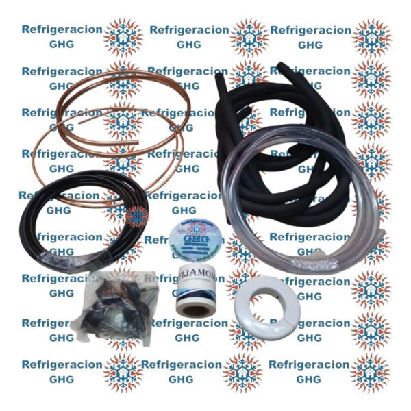 Kit De Instalacion Cobre 6000fg 3mts Con Tacos De Goma Ghg - Image 2