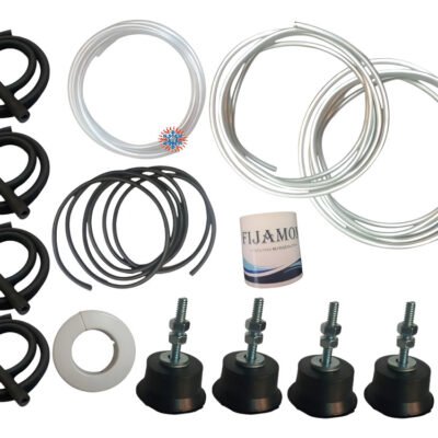 Kit De Instalacion Aluminio 3000fg 2mts C/ Tacos De Goma Ghg