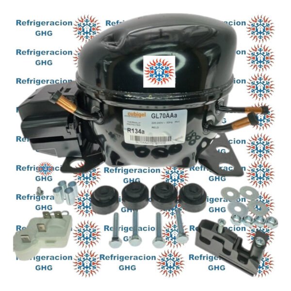 Motocompresor Bocha Cubigel 1/5hp R134a Gl70 Ghg - Image 2