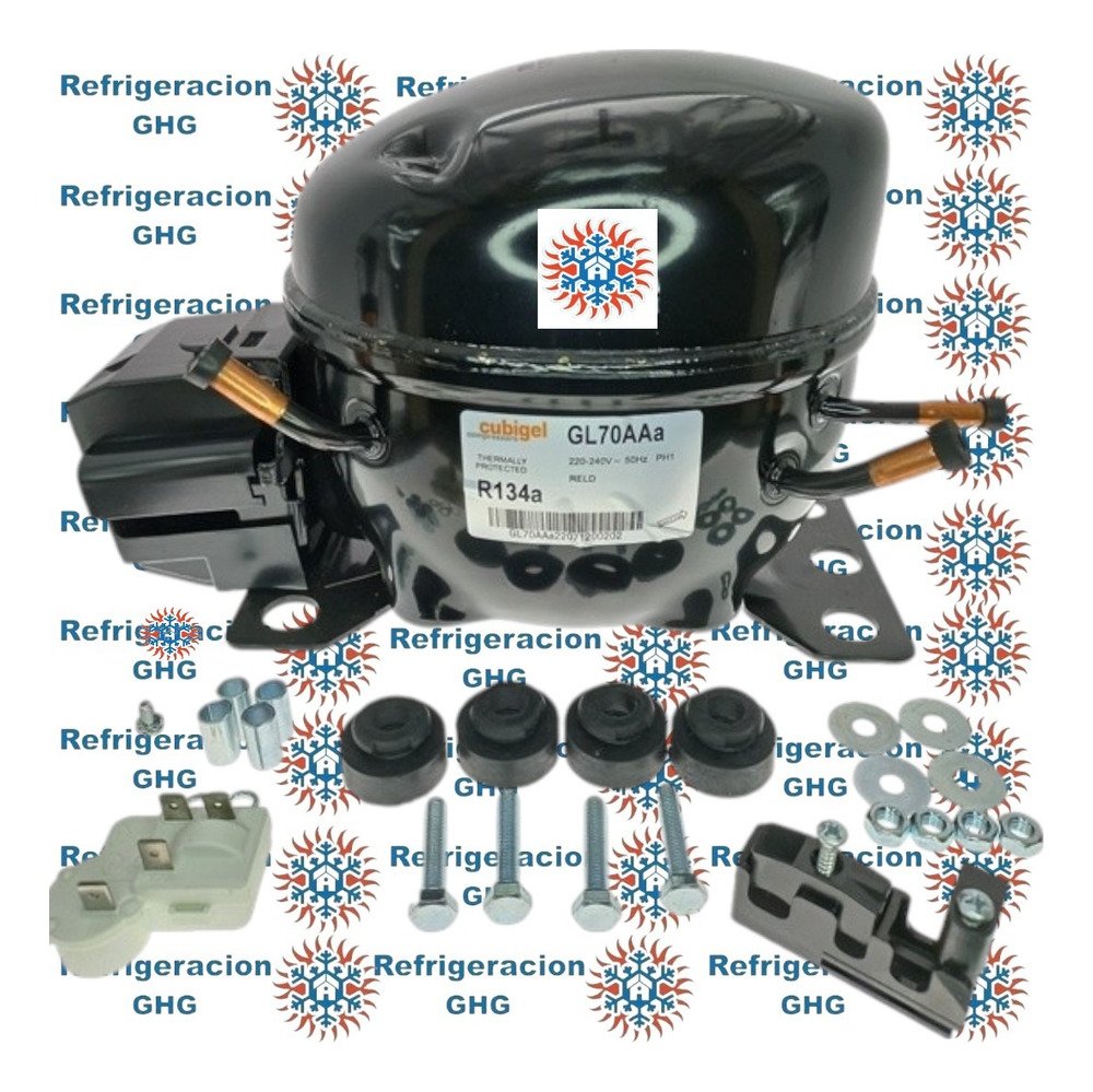 Motocompresor Bocha Cubigel 1/5hp R134a Gl70 Ghg - Image 2