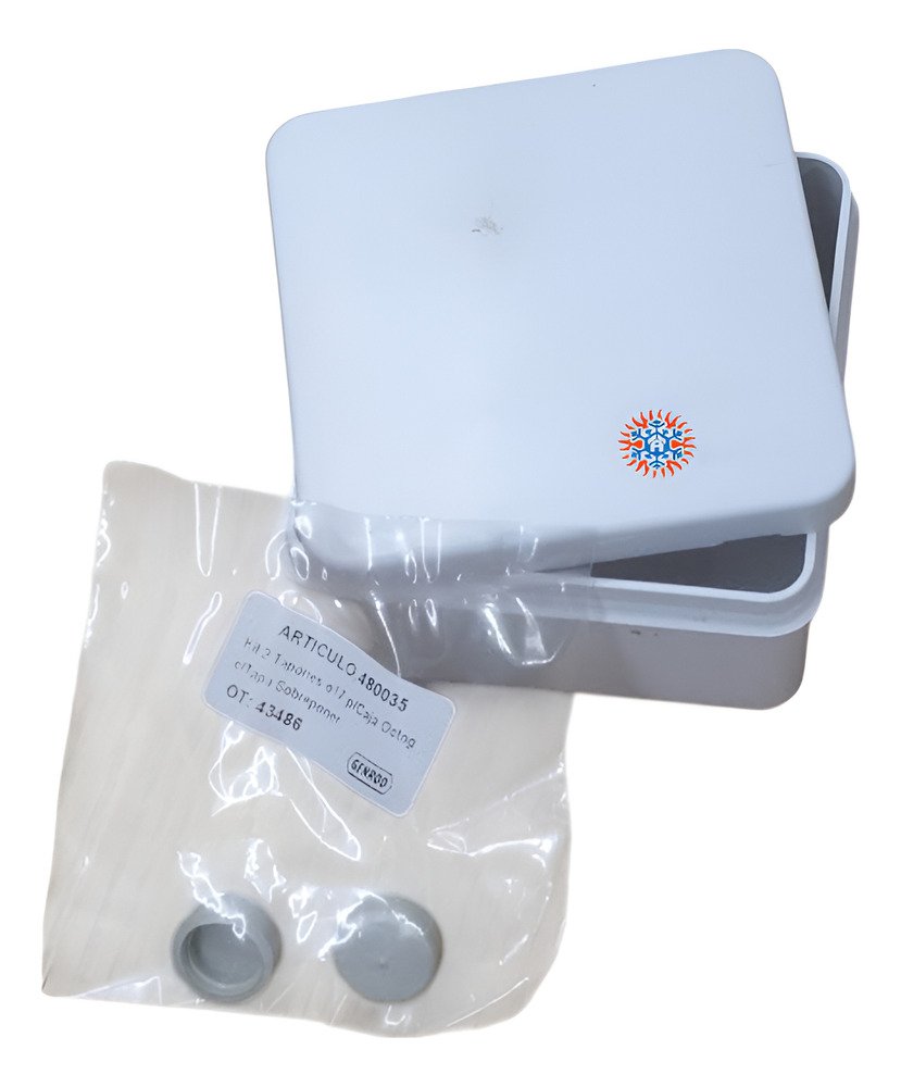 Caja Plastica Embutir 10x10  Ghg Blanco