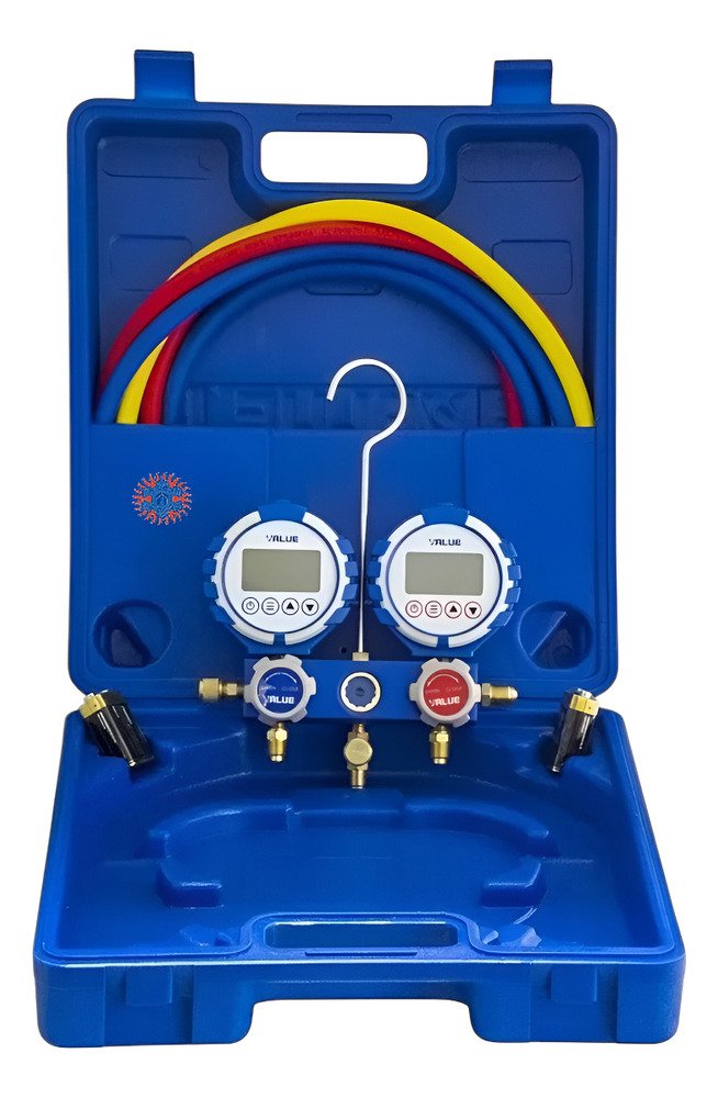 Manifold Digital Value V-dg2 Con Accesorios Maletin Ghg