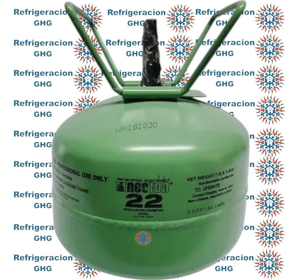 Garrafa Gas Necton R22 3.4 Kg Ghg