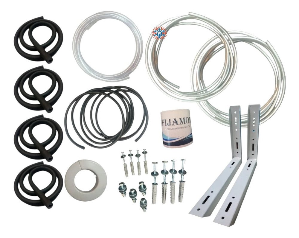 Kit De Instalacion Aluminio 2250fg 3mts Con Mensula Ghg