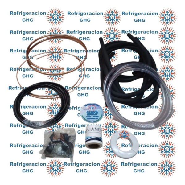 Kit De Instalacion Cobre 5500fg 3mts Con Tacos De Goma Ghg - Image 3
