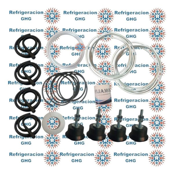 Kit De Instalacion Aluminio 3000fg 2mts C/ Tacos De Goma Ghg - Image 2