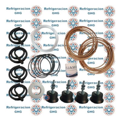 Kit De Instalacion Cobre 4500fg 3mts Con Tacos De Goma Ghg - Image 2