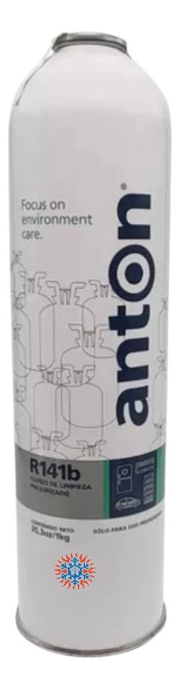 Lata Gas Anton R141b 1kg Ghg