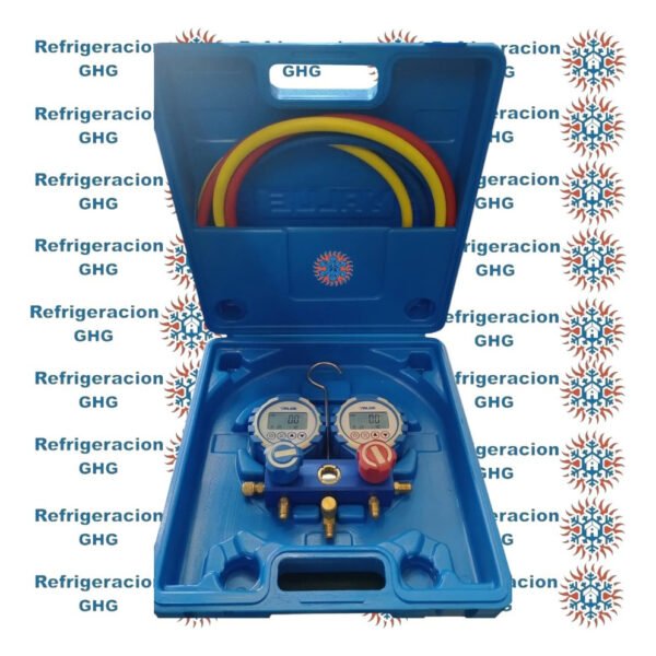 Manifold Digital Value V-dg2 Con Accesorios Maletin Ghg - Image 3