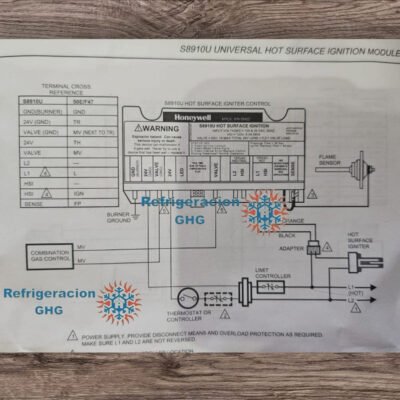 -PLAQUETA UNIVERSAL HONEYWALL PARA CALEFACTOR CENTRAL - Image 5