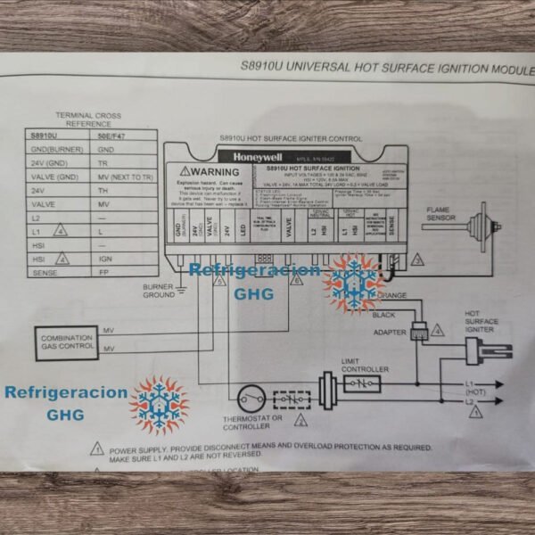 Plaqueta Calefactor Central Universal Honeywell Ghg Gris - Image 5