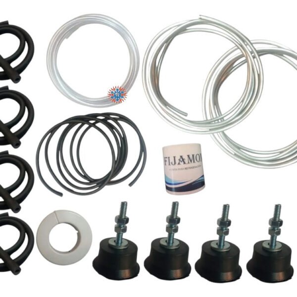 Kit De Instalacion Aluminio 5500fg 3mts C/ Tacos De Goma Ghg - Image 1