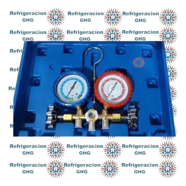 Manifold R22/134 Finley Con Mangueras-maletin Ghg - Image 6
