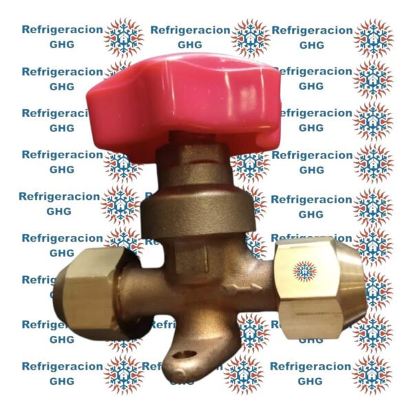 Válvula Diafragma 3/8 Flare Con Volante Ghg - Image 2