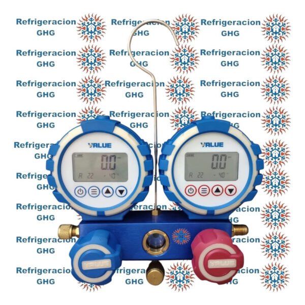 Manifold Digital Value V-dg2 Con Accesorios Maletin Ghg - Image 2