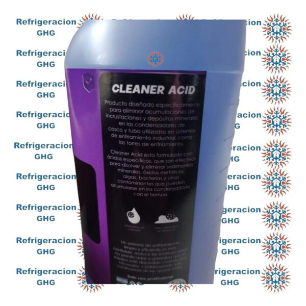 Agente De Limpieza Cleaner Acid X 1l Refrioil Ghg - Image 2