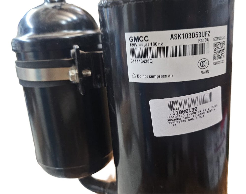 Motor Compresor Inverter R410 Ask103d53ufz 180v At180hz Ghg