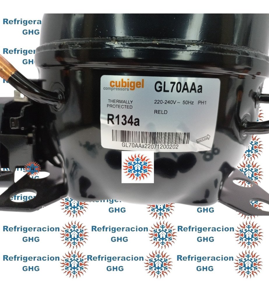 Motocompresor Bocha Cubigel 1/5hp R134a Gl70 Ghg - Image 3