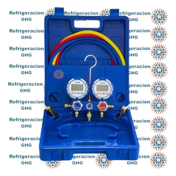 Manifold Digital Value V-dg2 Con Accesorios Maletin Ghg - Image 5