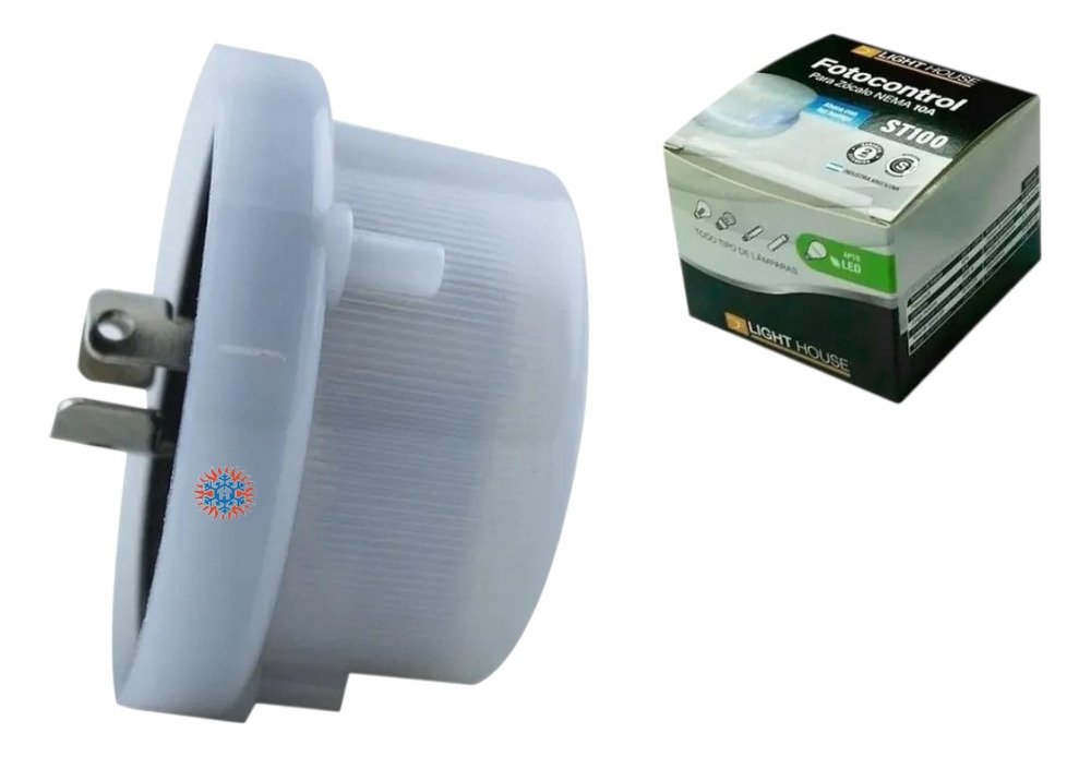 Foto Control Para Zócalo Nema 10a (con Luz Testigo) Ghg