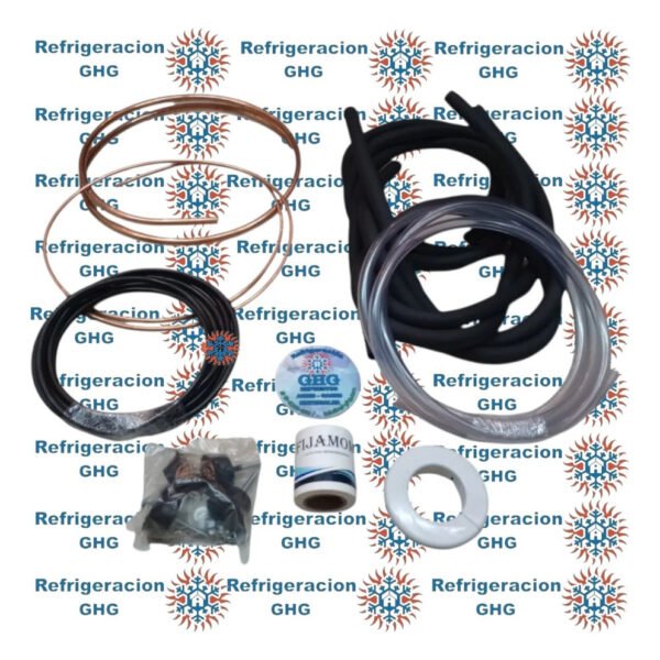 Kit De Instalacion Cobre 2250fg 2mts Con Tacos De Goma Ghg - Image 3