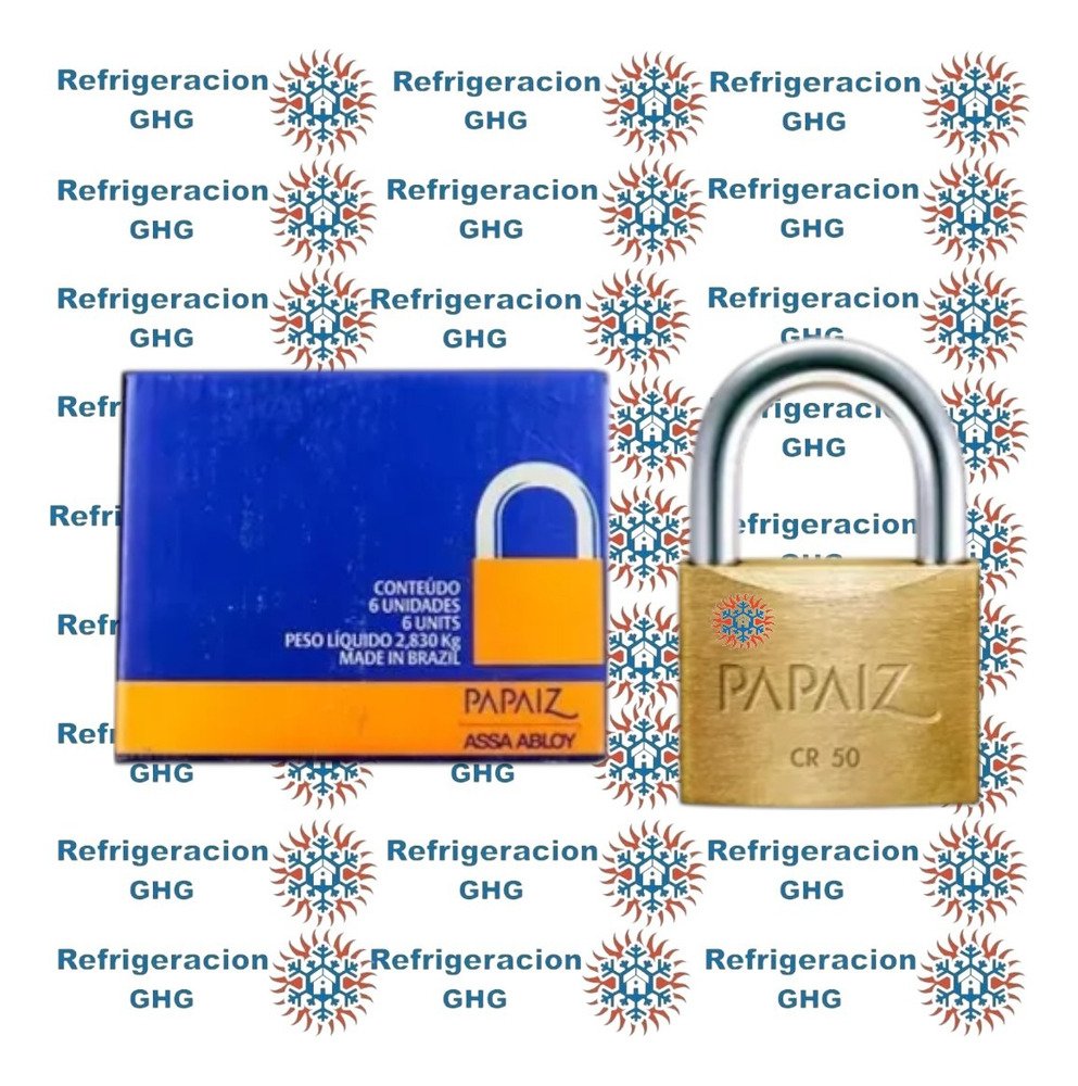 Candado De Bronce Papaiz Cr-50 Doble Traba Ghg - Image 2