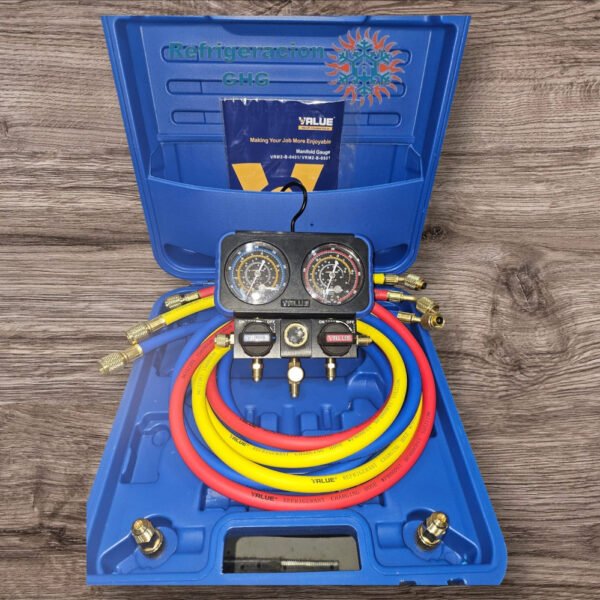 Manifold Maletin Value Premium Negro Dual R410-r22 Ghg - Image 7