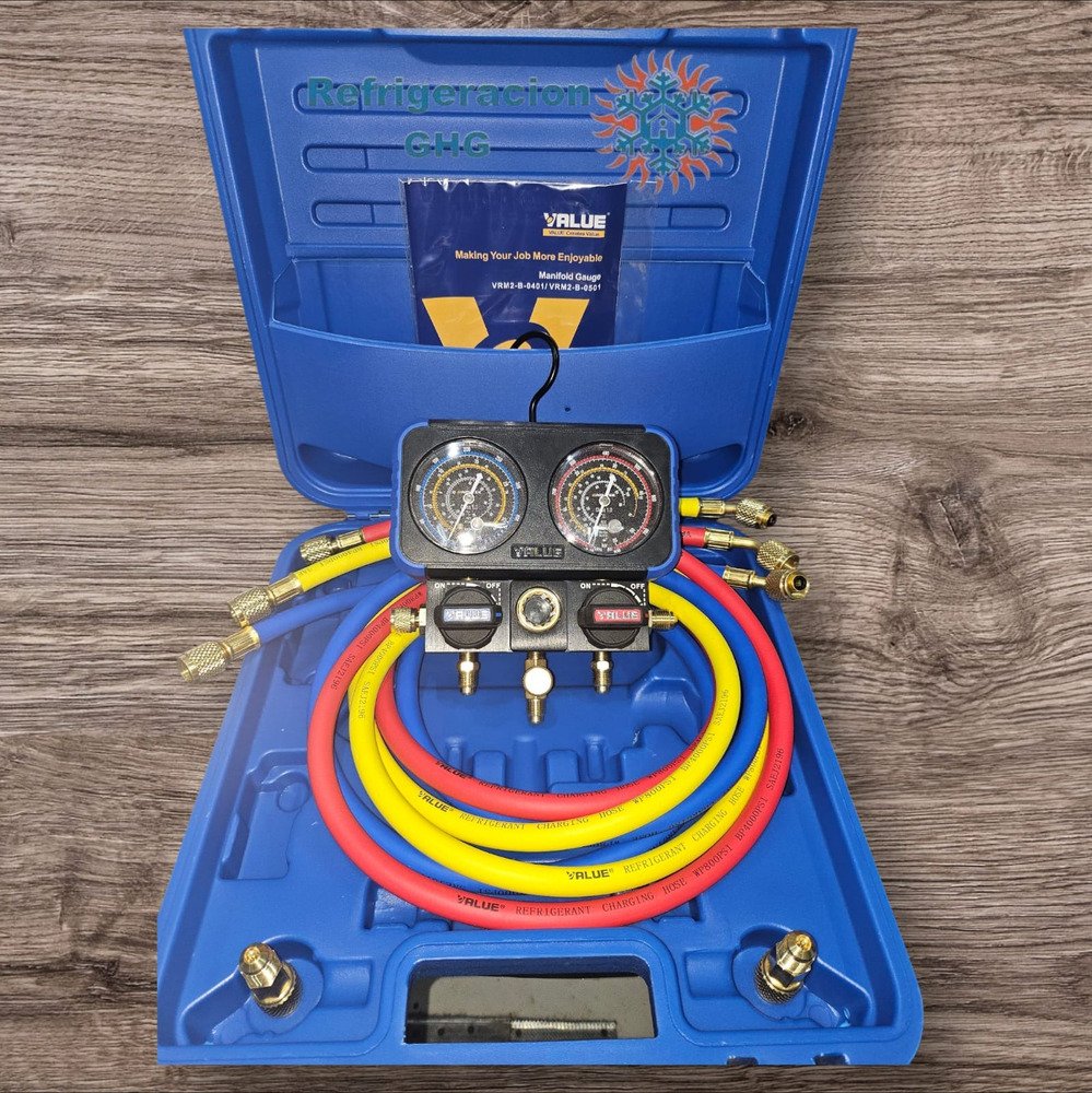 Manifold Maletin Value Premium Negro Dual R410-r22 Ghg - Image 7