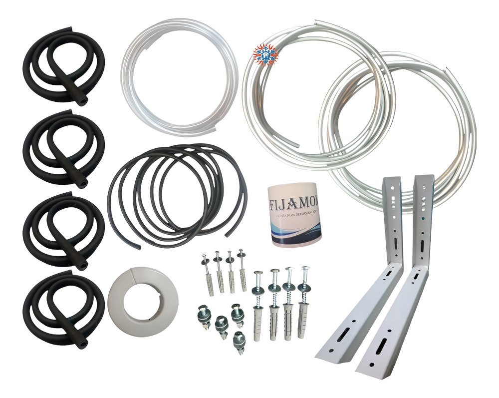 Kit De Instalacion Aluminio 2250fg 2mts Con Mensula Ghg