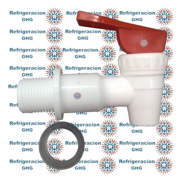 Canilla Rosca Macho 3/4 Roja Dispenser Ghg - Image 2