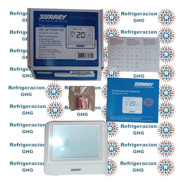 Termostato Surrey Ambiente Prog. 3h2c 24v Ghg - Image 4
