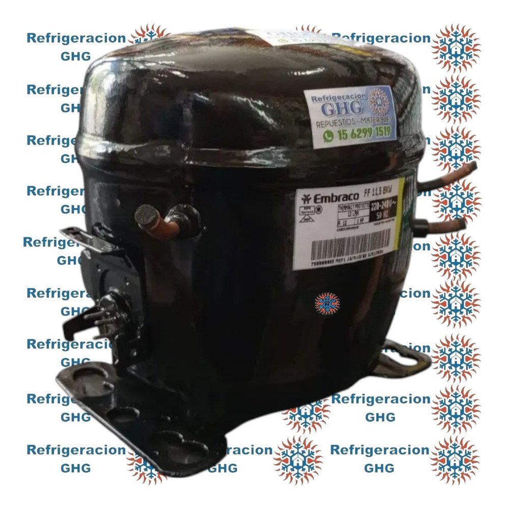Motocompresor Bocha 1/3 Reacondicionado Embraco R12 R134 Ghg - Image 5
