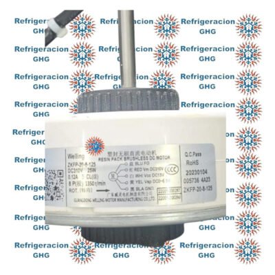 Motor Forzador Interior Inverter 25w Zkfp-20-8-125 Ghg - Image 4